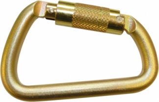 Steel Offset Carabiner Triple Locking
