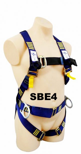 SBE4 Harness-Webbing Waist Belt-Work Positioning D-Rings
