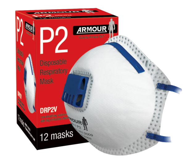 ARMOUR Respirator Valved P2