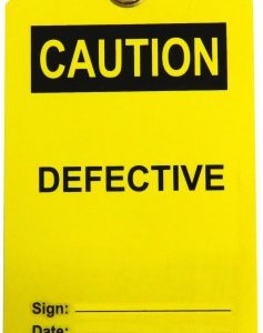 Caution Defective Tag