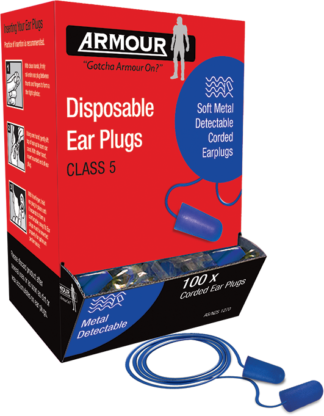 Ear Plugs, Blue Detectable